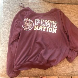 Pink Crew neck